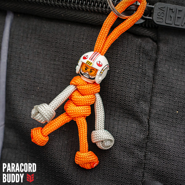 X-Wing Pilot Paracord Buddy Keychain