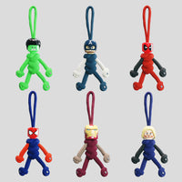 Thumbnail for Superhero Paracord Buddy Keychain Bundle