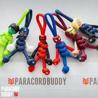 Thumbnail for Superhero Paracord Buddy Keychain Bundle
