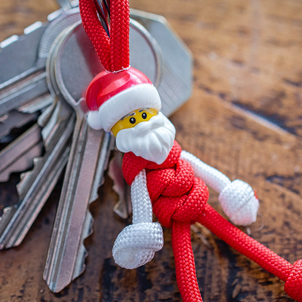 Santa Claus Paracord Buddy Keychain