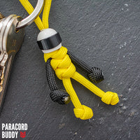 Thumbnail for Yellow Biker Buddy Paracord Keychain