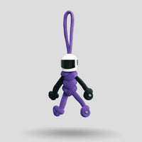 Thumbnail for Purple Biker Buddy Paracord Keychain